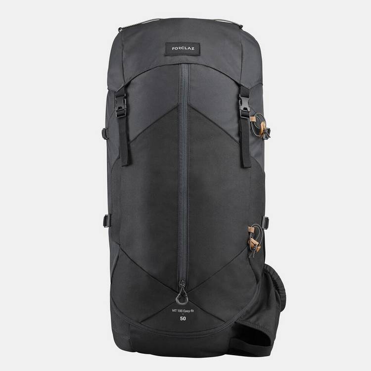 Decathlon men's trekking backpack black 50L (British brand)