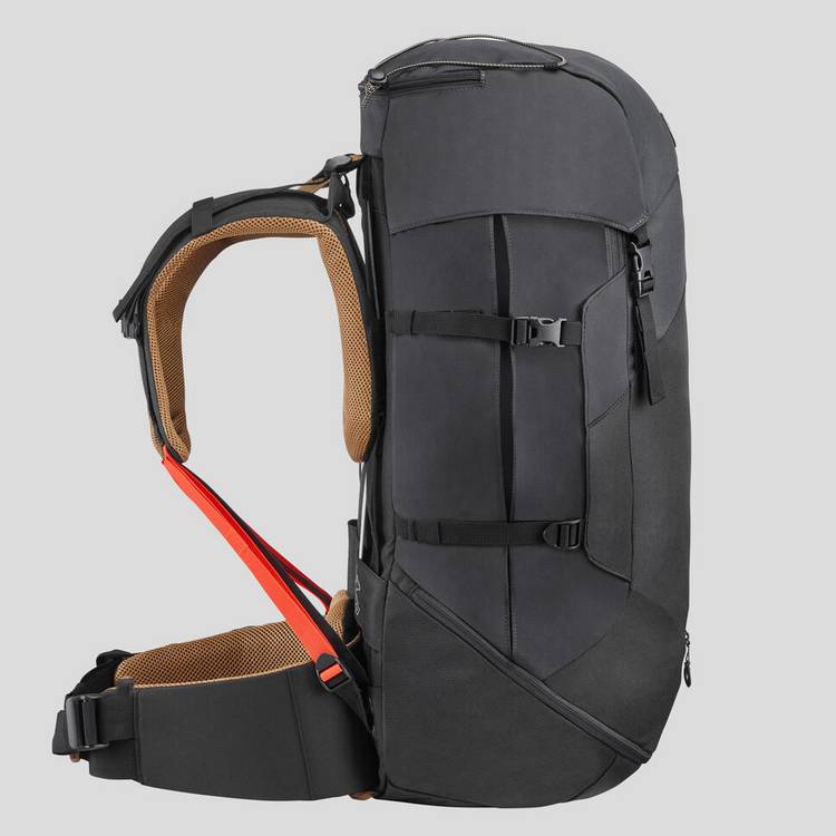 Decathlon men's trekking backpack black 50L (British brand)
