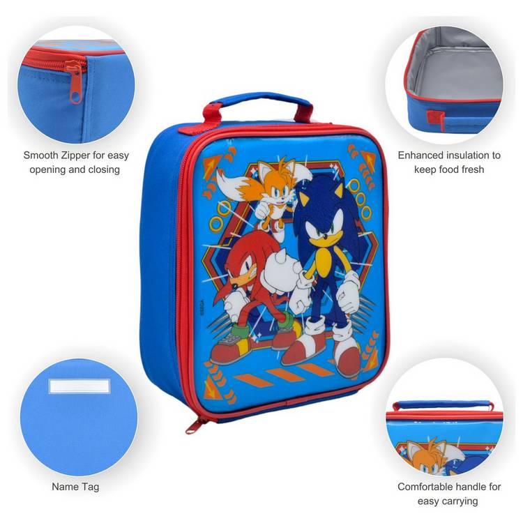 Hox Sonic Hedgehog and Friends lunch bag, UK version