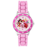 Disney kids pink time teacher watch 33mm (British brand)