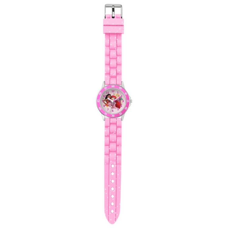 Disney kids pink time teacher watch 33mm (British brand)