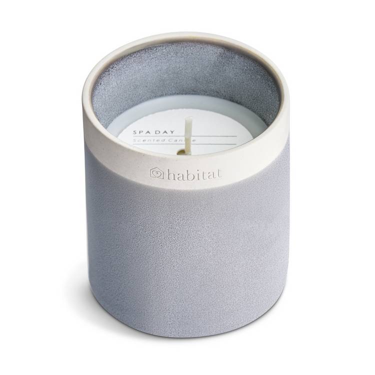 Habitat Singlewick Candle Spa Day ceramic, UK version