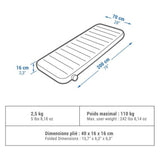 Decathlon inflatable camping mattress 70cm, imported from the UK