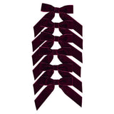 Argos Argos Home Burgundy Velvet Bows Decoration Pack of 6- Buy online at McGrocer