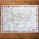 Gibsons jigsaw puzzle Tube map 1000 pieces (British brand)