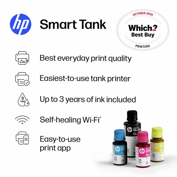 HP Smart Tank 5108 all-in-one wireless printer, imported from the UK