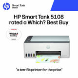 HP Smart Tank 5108 all-in-one wireless printer, imported from the UK