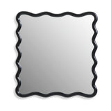 Habitat wavy wall mirror black 60x57cm (British brand)
