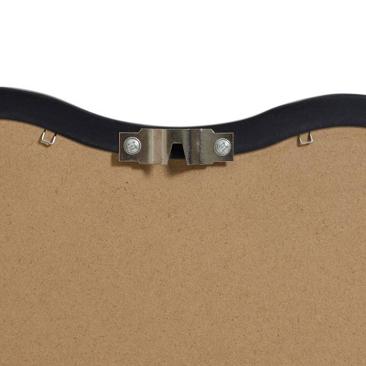 Habitat wavy wall mirror black 60x57cm (British brand)