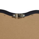 Habitat wavy wall mirror black 60x57cm (British brand)