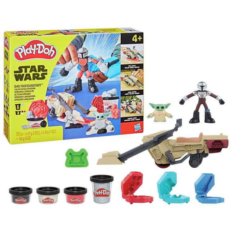Play-Doh Star Wars Mandalorian Grogu Speeder playset (British brand)