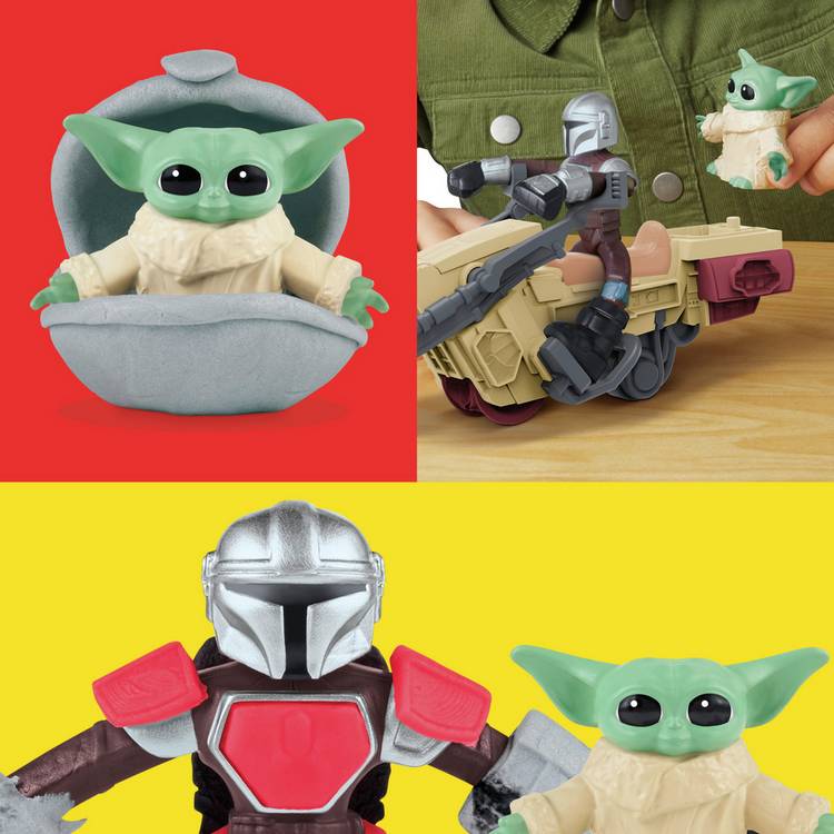 Play-Doh Star Wars Mandalorian Grogu Speeder playset (British brand)