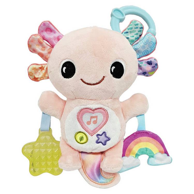 VTech Rainbow Lights Axolotl plush baby toy, imported from the UK