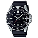 Argos Casio Stainless Steel Rotating Bezel Black Strap Watch- Buy online at McGrocer