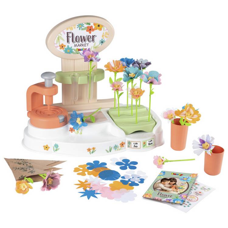 Smoby flower market toy set with accessories - British product