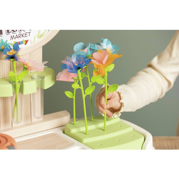 Smoby flower market toy set with accessories - British product