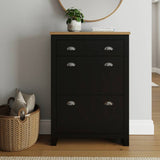 Argos GFW Lancaster Shoe Storage Cabinet - Black- Buy online at McGrocer