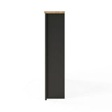 GFW Lancaster shoe storage cabinet black H108cm (British brand)