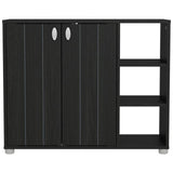 GFW shoe storage cabinet 2 door black finish, UK version