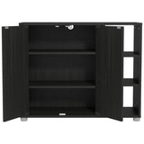 GFW shoe storage cabinet 2 door black finish, UK version