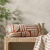 Argos Habitat Tufted Cushion Rust 30x60cm- Buy online at McGrocer