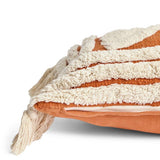 Habitat tufted cushion rust 30x60cm, UK version