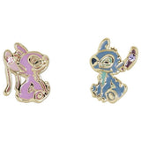Disney Stitch and Angel mismatch stud earrings (British brand)