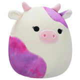 Squishmallows Kalina white cow plush 7.5 inch, imported from the UK