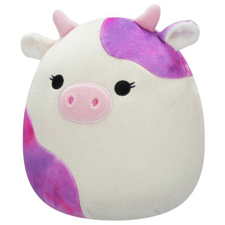 Squishmallows Kalina white cow plush 7.5 inch, imported from the UK