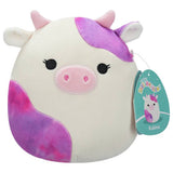 Squishmallows Kalina white cow plush 7.5 inch, imported from the UK