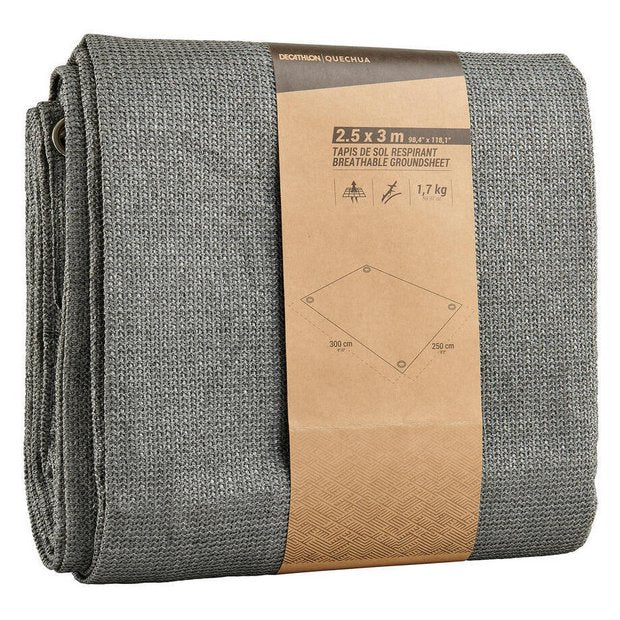 Decathlon breathable groundsheet 3x2.5 metres, UK version