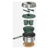 Decathlon 500 stainless steel camping cookset 2-person - imported from the UK