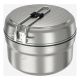 Decathlon 500 stainless steel camping cookset 2-person - imported from the UK
