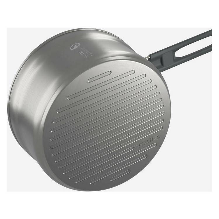 Decathlon 500 stainless steel camping cookset 2-person - imported from the UK