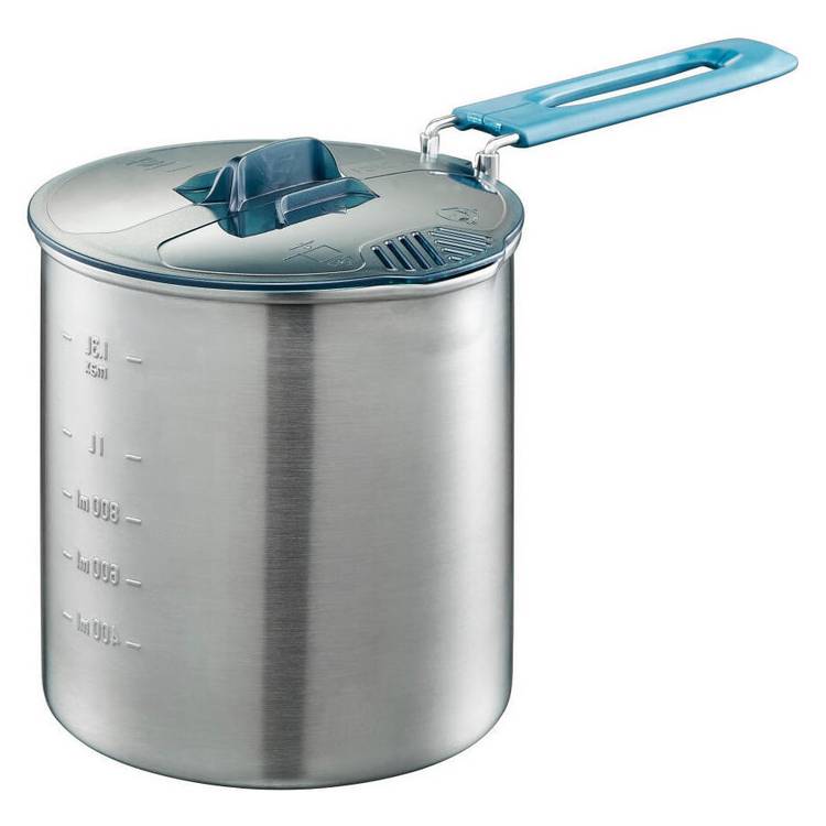 Decathlon stainless steel trekking cookset 2-person, UK version