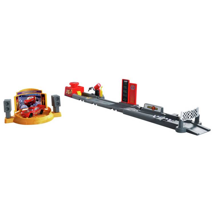 Mattel Cars Piston Cup Jump and Stunt Runway playset, UK version