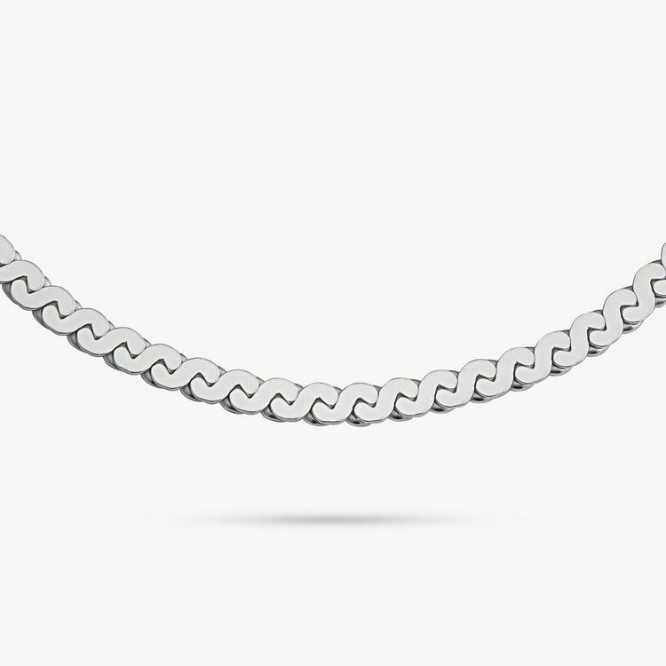 Revere sterling silver serpentine chain bracelet - British product