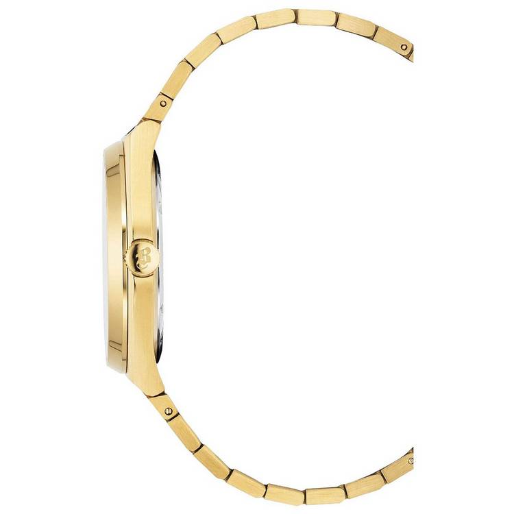 Jacques du Manoir black dial gold-plated watch 41mm, imported from the UK