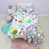 Squishmallows reversible kids bedding set single (British brand)