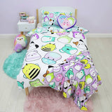 Squishmallows reversible kids bedding set single (British brand)