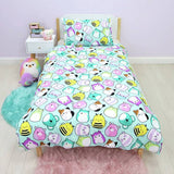 Squishmallows reversible kids bedding set single (British brand)