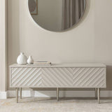 Argos Habitat Oti Hallway Storage Bench Grey H47.5 W119.7 D36cm- Buy online at McGrocer