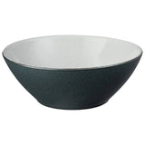 Denby Impression 12 piece stoneware dinner set charcoal - British product