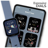 Radley Denim Blue smart watch with silicone strap - British product