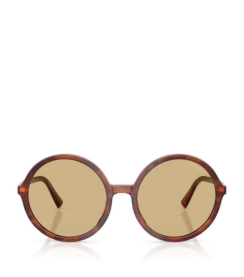 Miu Miu acetate oversized round sunglasses, imported from the UK