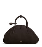 Alaïa Leather Purse top-handle bag in nubuck calfskin - British product