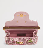 Valentino Garavani small Locò shoulder bag with sequins, imported from the UK