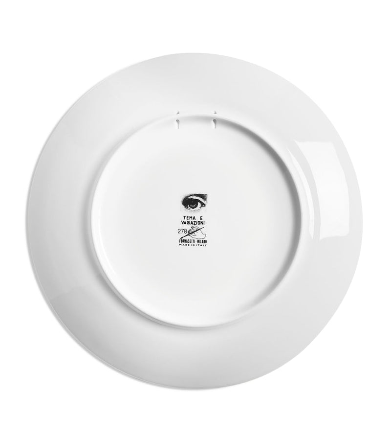 Fornasetti Tema e Variazioni No. 278 wall plate 26cm - British product