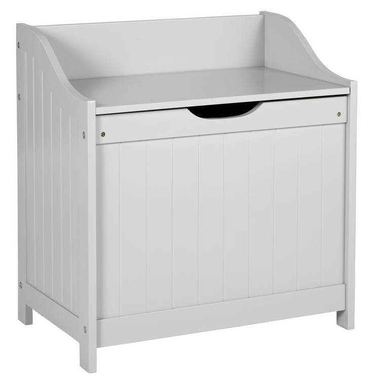 Argos Home monks bench laundry box grey 60 litre (British brand)