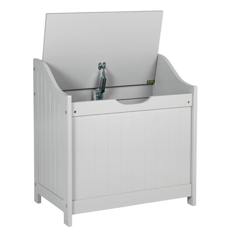 Argos Home monks bench laundry box grey 60 litre (British brand)